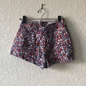 BCBGeneration High Rise Back zipped Floral Shorts